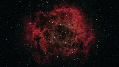 Rosette Nebula (NGC 2237) in the constellation Monoceros - Astrophotography