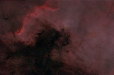 Диффузная эмиссионная туманность "Северная Америка" (NGC 7000, LBN 373)