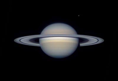 Saturn, Rhea. 06.09.2026. - Astrophotography