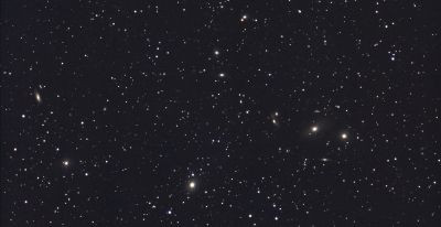 Цепочка Маркаряна, M87, M89, M90