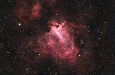 The Omega Nebula or Swan (Omega Nebula) M17 - Astrophotography