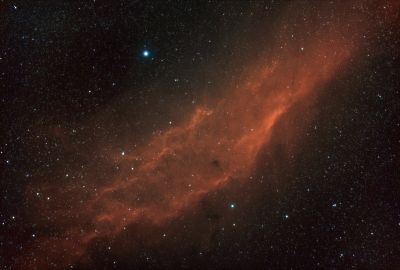 NGC 1499. Туманность Калифорния. - астрофотография
