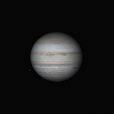 Юпитер и Европа 22.07.22  - астрофотография