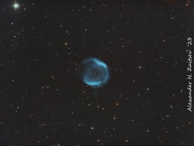 Планетарная туманность PK 104-29.1 в палитре HaORGB