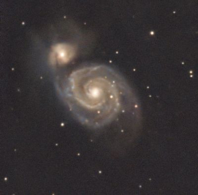 M51 - Galaxy Whirlpool - Astrophotography