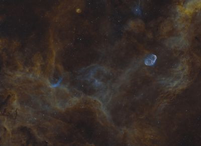 WR 134 and WR 136 mosaic - Astrophotography