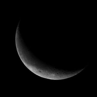 Луна утром 2020-08-15 - астрофотография
