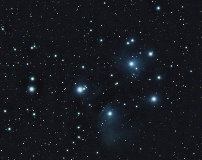 M45 Плеяды - астрофотография
