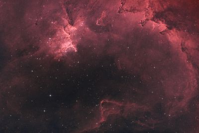 Фрагмент туманности IC 1805 "Сердце"