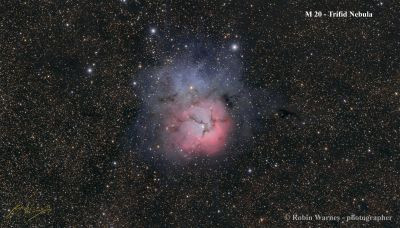 Messier 20 - Trifid Nebula - Astrophotography