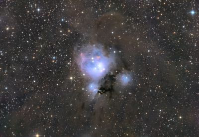 NGC 7129 in LRGB filters - Astrophotography