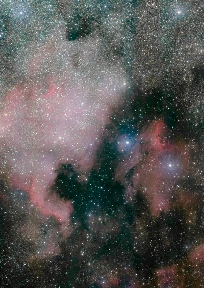 NGC7000, IC5070 и пр. - астрофотография