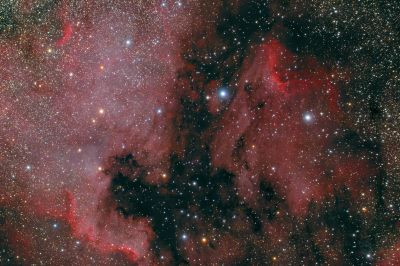 The nebula complex NGC 7000 (North America) and IC 5070 (Pelican). - Astrophotography