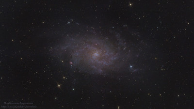 M33 The Triangulum Galaxy. - Astrophotography
