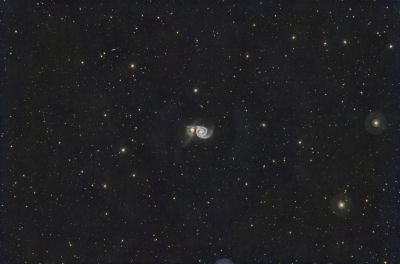 M51, RASA 8", 4 hrs (no filter)