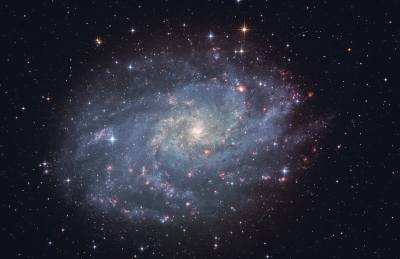 Галактика Треугольника M33 - астрофотография