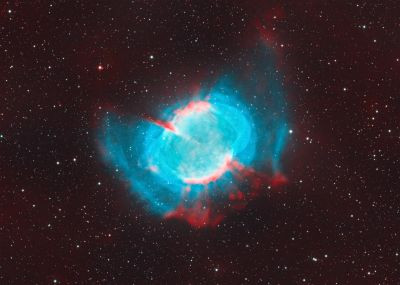 M27 in Ha and OIII filters (New edition) - Astrophotography