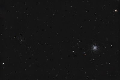 NGC 5024 (M 53) и NGC 5053 - астрофотография