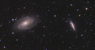 Galaxies M81 and M82 (Bode and Cigar). - Astrophotography