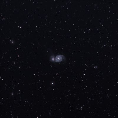 Галактика М51 на SW 1025 f5