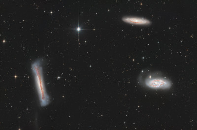 The Leo Triplet - Astrophotography