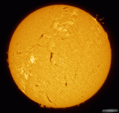 Анимация полного диска