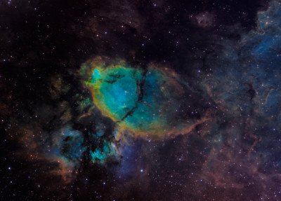 IC 1795 (Fish Head nebula) - SHO