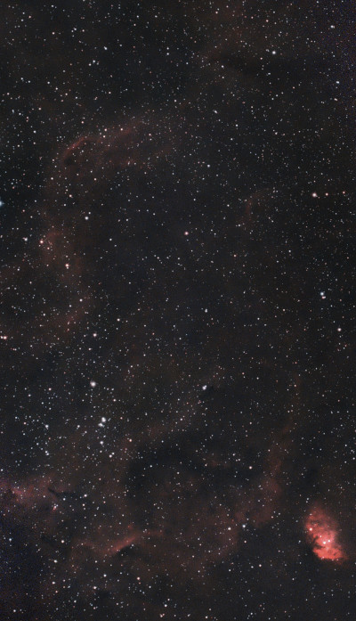 Sh2-101 and dust clouds near Cygnus X-1 - Astrophotography