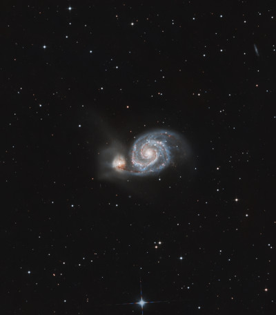 M51, third and final version. - Astrophotography