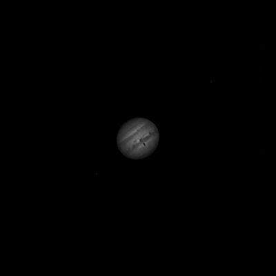 Юпитер с тенью от Ганимеда 19.06.2020