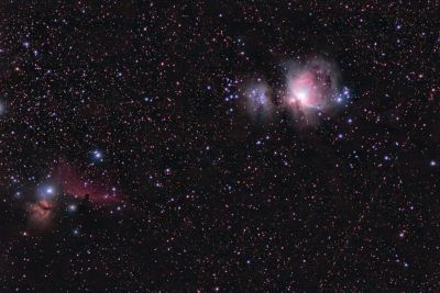 Туманность М 42 и конская голова 