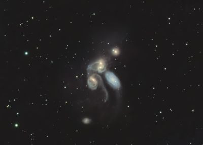 Stephan's Quintet (NGC 7317, NGC 7318A, NGC 7318B, and NGC 7319) - Astrophotography