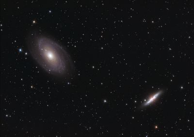 M81, M82. Галактики Бодэ и Сигара