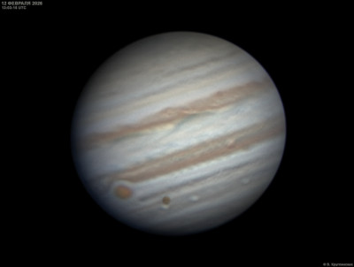 Jupiter and Callisto. - Astrophotography