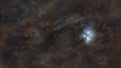 M45 Плея́ды - астрофотография