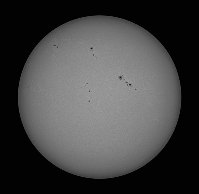 Active Sun with sunspot groups on April 26, 2026 - Astrophotography