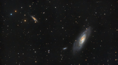 M106 & NGC 4217 - Astrophotography