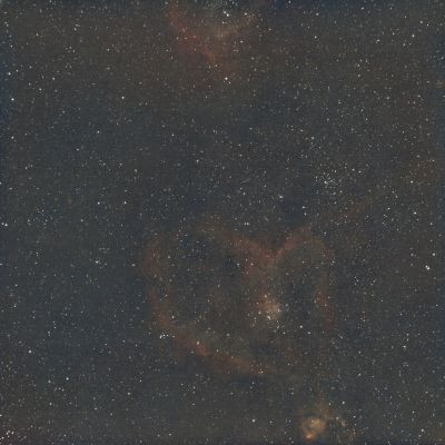 IC 1848 and IC 1805, the Soul Nebula and the Heart Nebula - Astrophotography