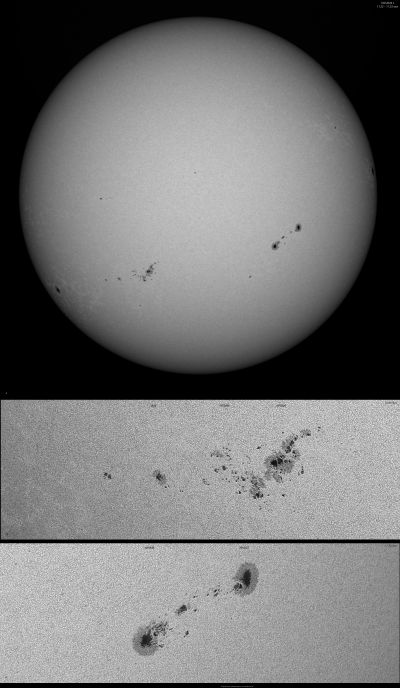 Фотосфера Солнца 1 сентября 2024 года.