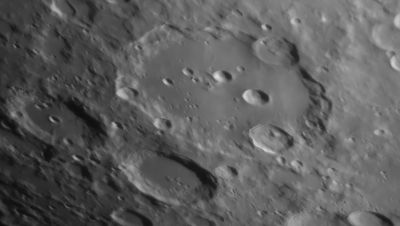 Луна, кратер Клавий вечером 10.01.2025 