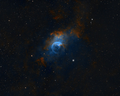 NGC 7635 - Bubble nebula (SII & OIII)
