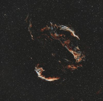 The Cygnus Loop, Veil, Fisherman's Net. - Astrophotography