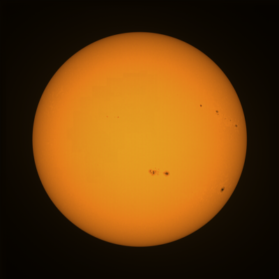 Солнце и его пятна от 28.05.2023
