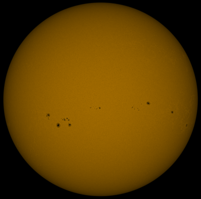 Солнце в континууме 19.05