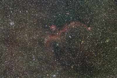 The Seagull Nebula IC 2177 and its surroundings - Astrophotography