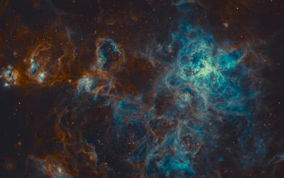 NGC 2070 Tarantula SHO - Astrophotography