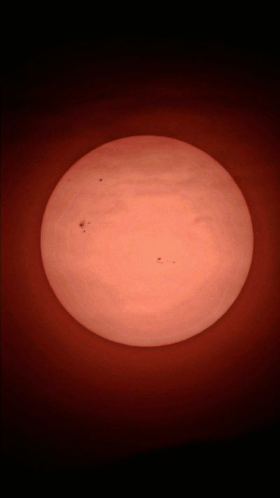 Солнце через облака (обработанная версия) 