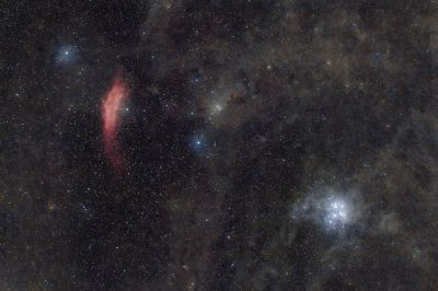 NGC 1499 &amp; M45 - астрофотография