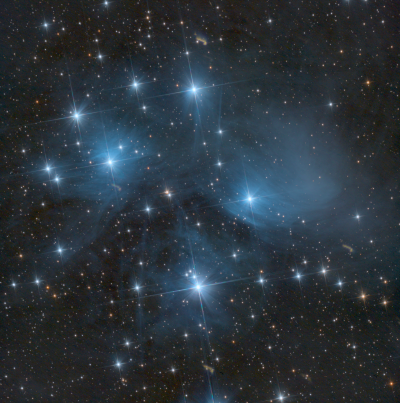 M45 (The Pleiades) - finer processing - астрофотография