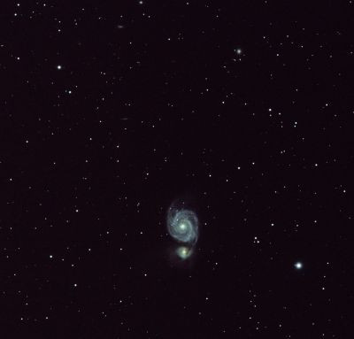 M51, Canon 77D, 2hrs